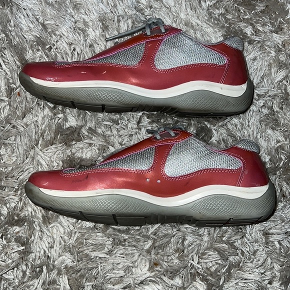 Prada PATENT LEATHER TRAINERS - Picture 4 of 7